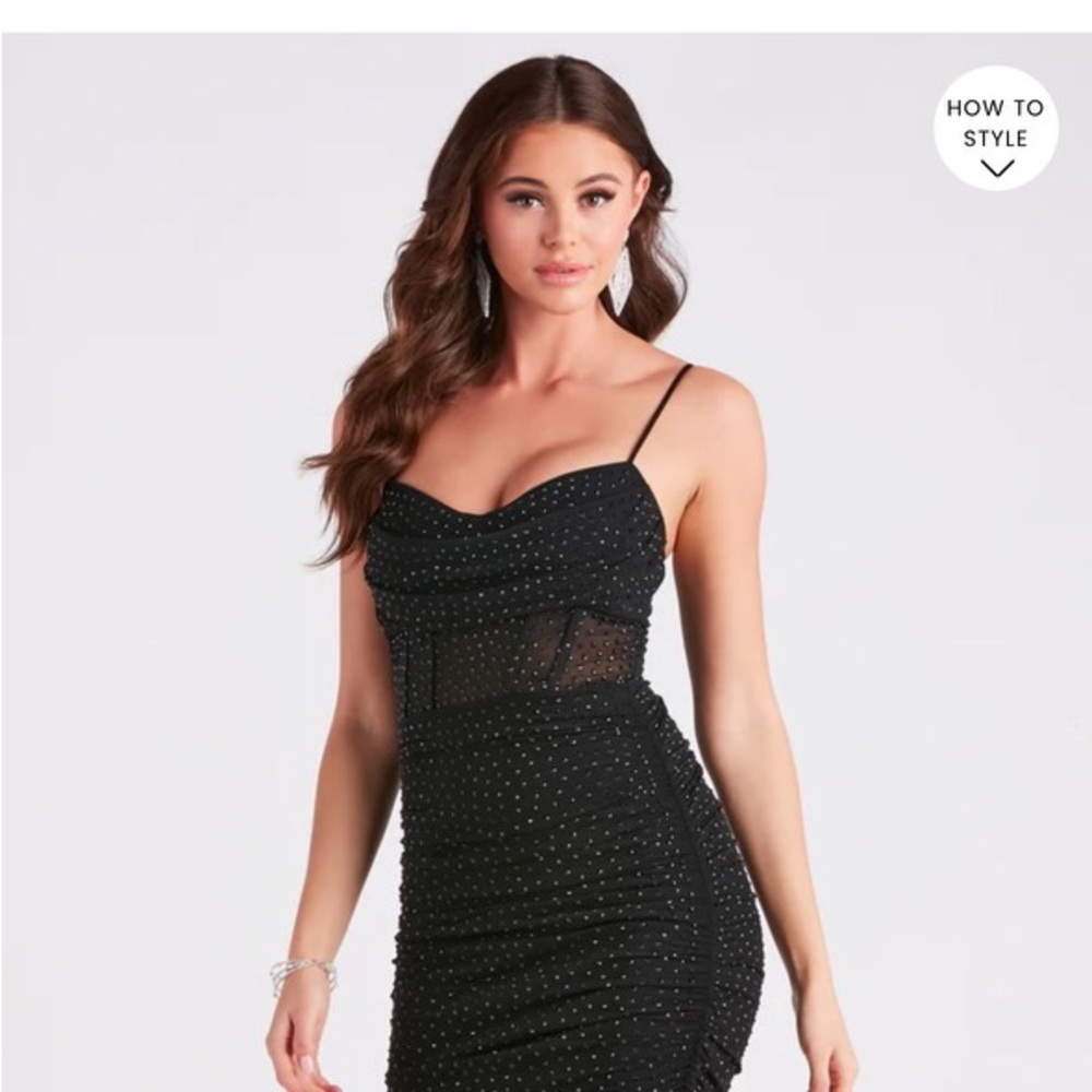 Black formal dress